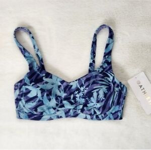 NWT Athleta Bondi Bra Cup Printed Bikini Top